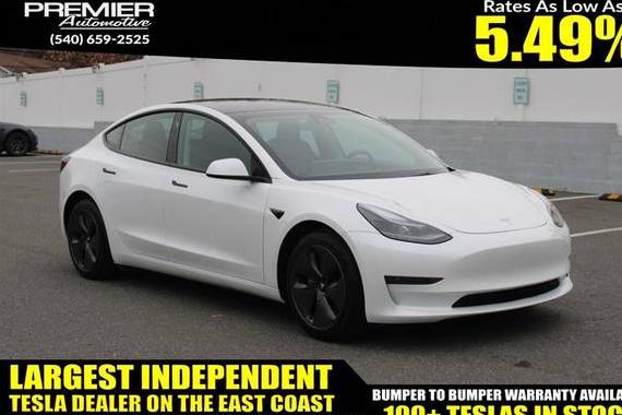TESLA MODEL 3 2022 5YJ3E1EAXNF159526 image